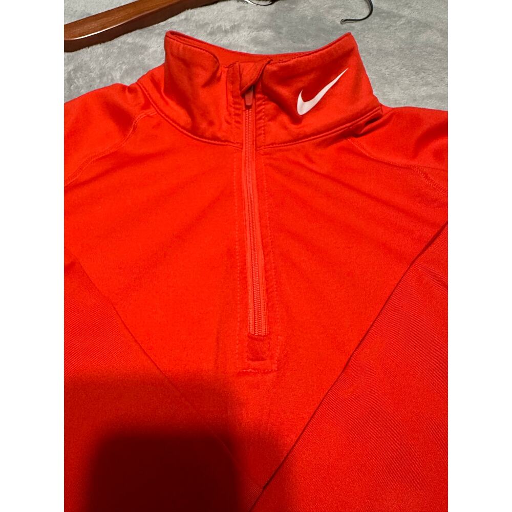 Nike Pro Combat Quarter Zip Long Sleeve Fitted Jacket Size L